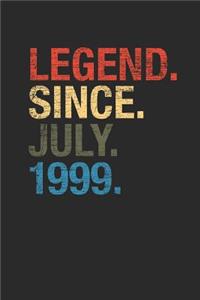 Legend Since July 1999