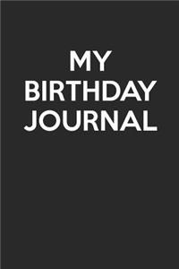My Birthday Journal