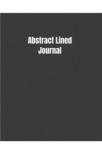 Abstract Lined Journal