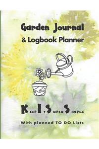 Garden Journal and Log book Planner