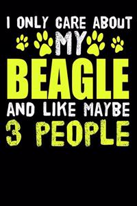 I Only Care About My Beagle and Like Maybe 3 People