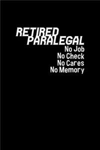 Retired Paralegal No Job