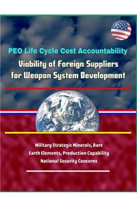PEO Life Cycle Cost Accountability