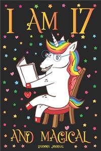 Unicorn Journal I am 17 and Magical