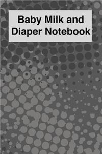 Baby Milk And Diaper Notebook