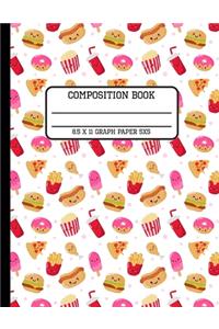 Composition Book Graph Paper 5x5