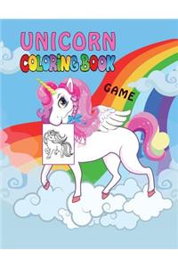 Unicorn Coloring Book Game