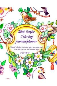 Mini Easter Coloring Journal/Planner