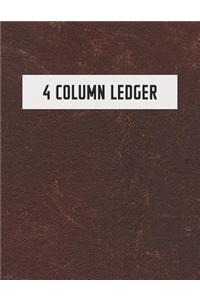 4 Column Ledger