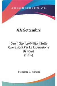 XX Settembre