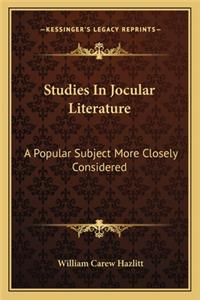 Studies in Jocular Literature