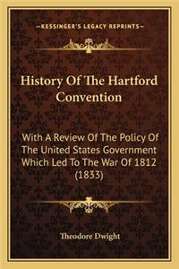 History of the Hartford Convention