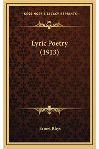 Lyric Poetry (1913)
