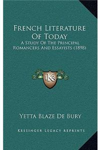 French Literature of Today
