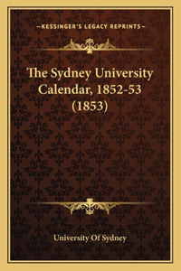 Sydney University Calendar, 1852-53 (1853)