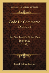 Code De Commerce Explique