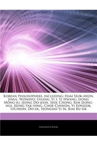 Articles on Korean Philosophers, Including