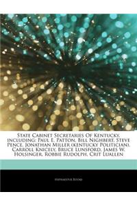 Articles on State Cabinet Secretaries of Kentucky, Including