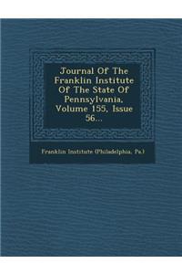 Journal of the Franklin Institute of the State of Pennsylvania, Volume 155, Issue 56...