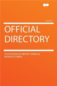 Official Directory Volume 2