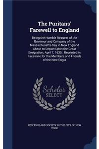 The Puritans' Farewell to England