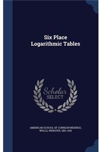 Six Place Logarithmic Tables