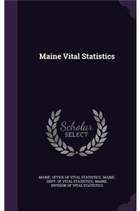 Maine Vital Statistics