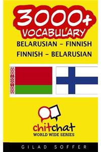 3000+ Belarusian - Finnish Finnish - Belarusian Vocabulary