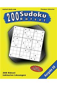 200 Sudoku Rätsel, Ausgabe 08