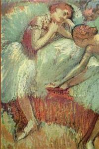 ''Two Dancers at Rest Dancers in Blue'' by Edgar Degas