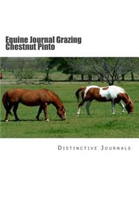 Equine Journal Grazing Chestnut Pinto