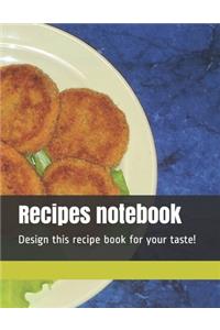 Recipes notebook
