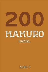 200 Kakuro Rätsel Band 4