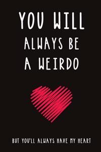 You Will Always Be a Weirdo