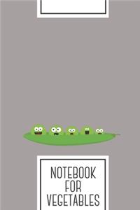 Notebook for Vegetables