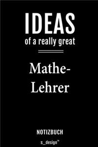 Notizbuch für Mathe-Lehrer