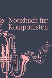 Notizbuch für Komponisten