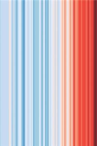 Global Warming Stripes Notebook