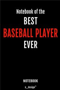 Notebook for Baseball Players / Baseball Player