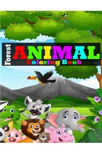 Forest Animal Coloring Book