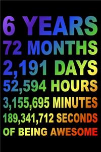 6 Years Of Being Awesome