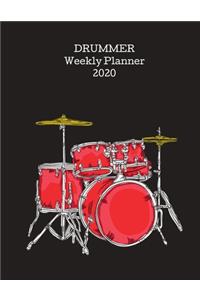 Drummer Weekly Planner 2020