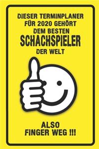 Dieser Terminplaner für 2020 gehört dem besten Schachspieler der Welt - also Finger Weg !!!