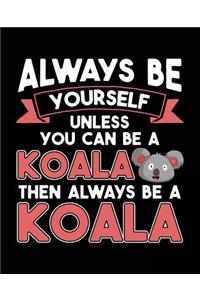 Always Be Yourself Unless You Can Be A Koala Then Always Be A Koala