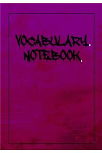 Vocabulary Notebook