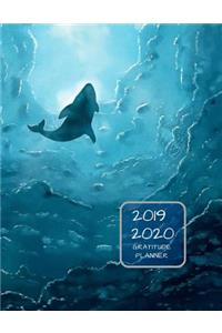 2019 2020 15 Months Ocean Whales Gratitude Journal Daily Planner
