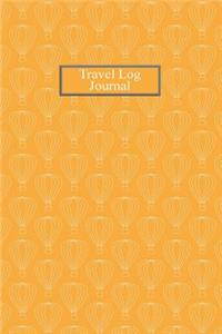 Travel Log Journal: Hoit Air Balloons Coral Travel Planner to Log and Journal Trip Ideas, Expenses, Activities, Memories for Men, Woman and Teens