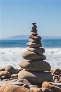 A Meditation Tower of Stones at the Beach Journal