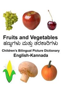 English-Kannada Fruits and Vegetables Children's Bilingual Picture Dictionary
