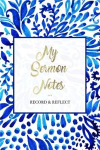My Sermon Notes